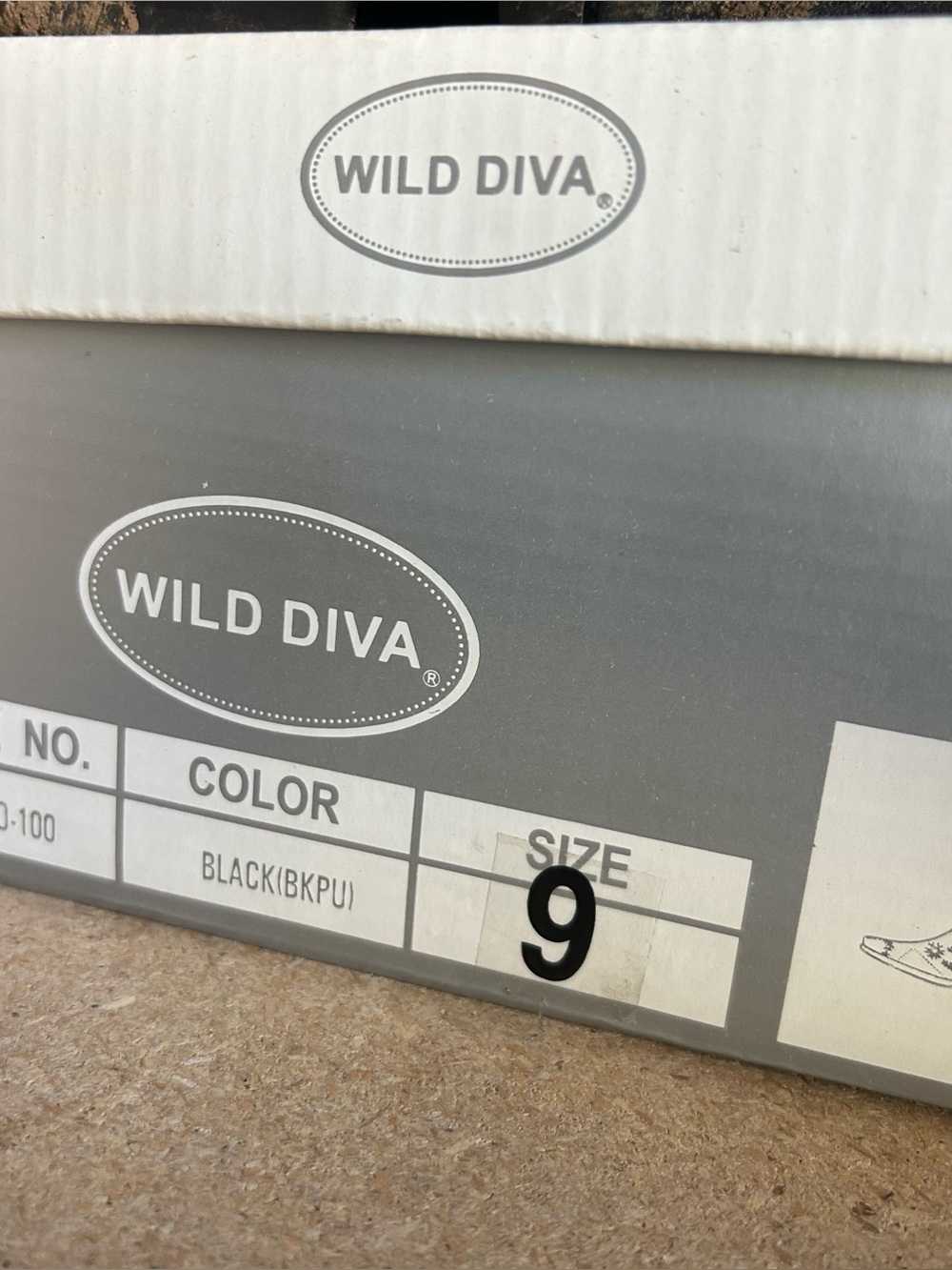 Wild Diva Western Slide On Black Mules - Picture 6 of 6